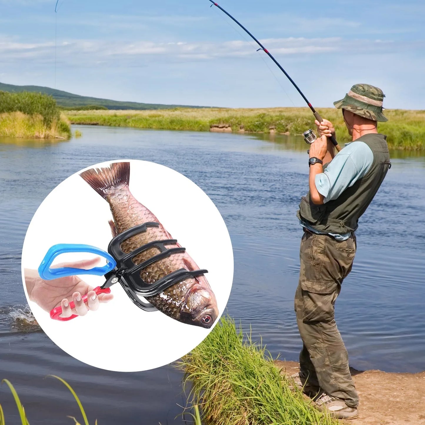 Multifunctional Fish Catcher™ - Effortless Operation, Portable and Convenient