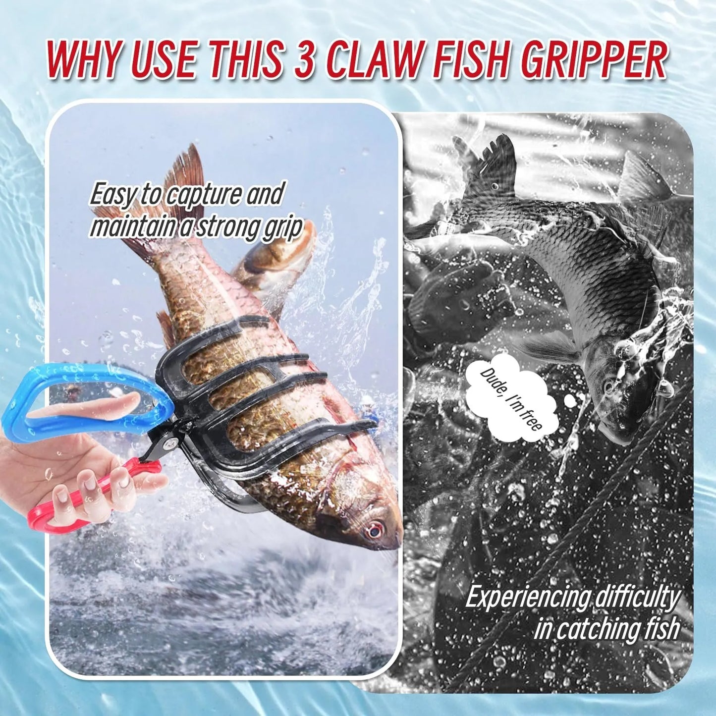 Multifunctional Fish Catcher™ - Effortless Operation, Portable and Convenient