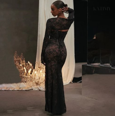 Floral Lace Dress™ - Romantic Elegance