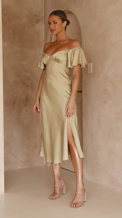 Off-Shoulder Dress – Elegant Flow