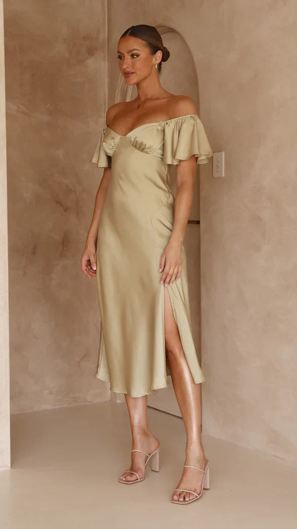 Off Shoulder Dress™ - Sophisticated & Versatility in Style